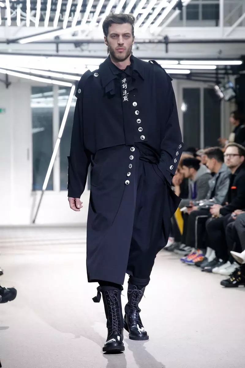 Мужская одежда Yohji Yamamoto осень-зима 2019 Paris21