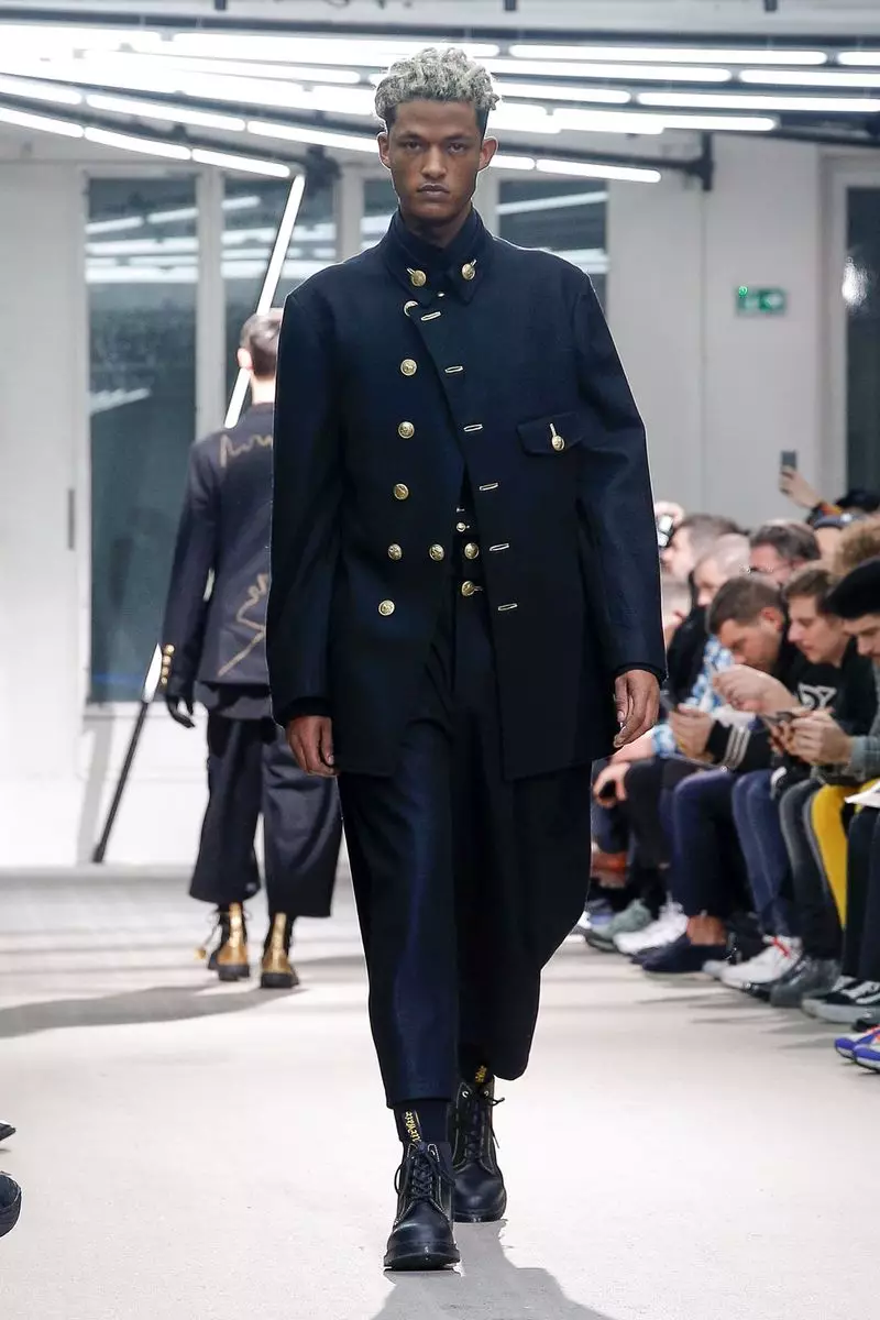 Yohji Yamamoto Erkek Giyim Sonbahar Kış 2019 Paris24