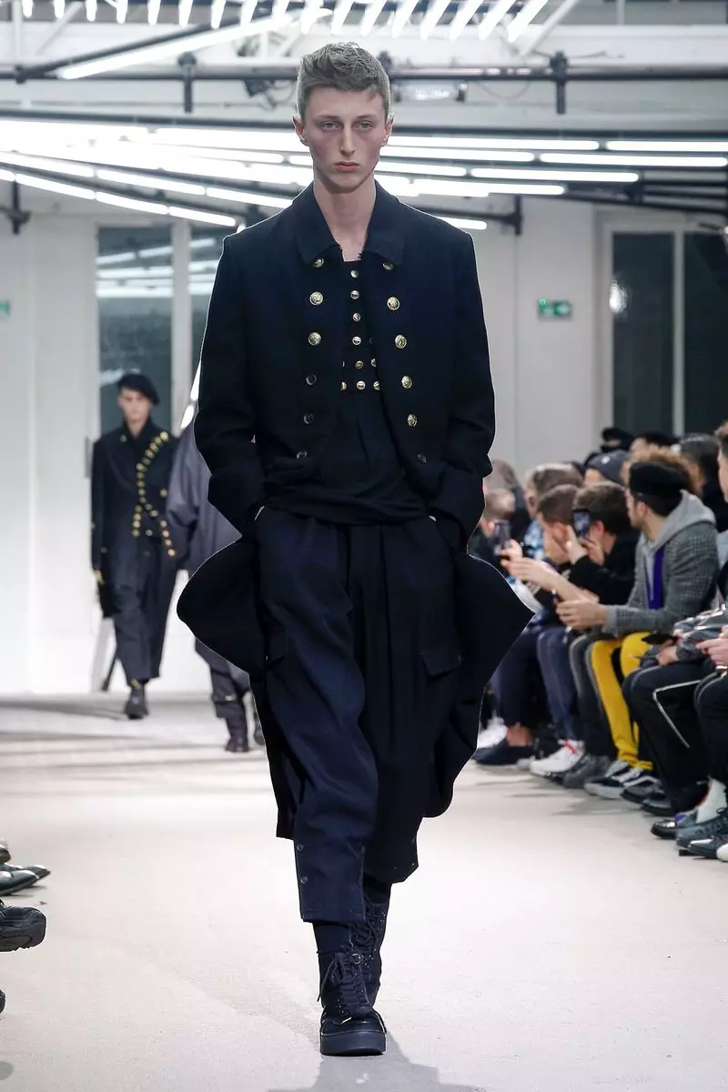 Yohji Yamamoto Gizonezkoen arropa 2019ko udazken-negua Paris26