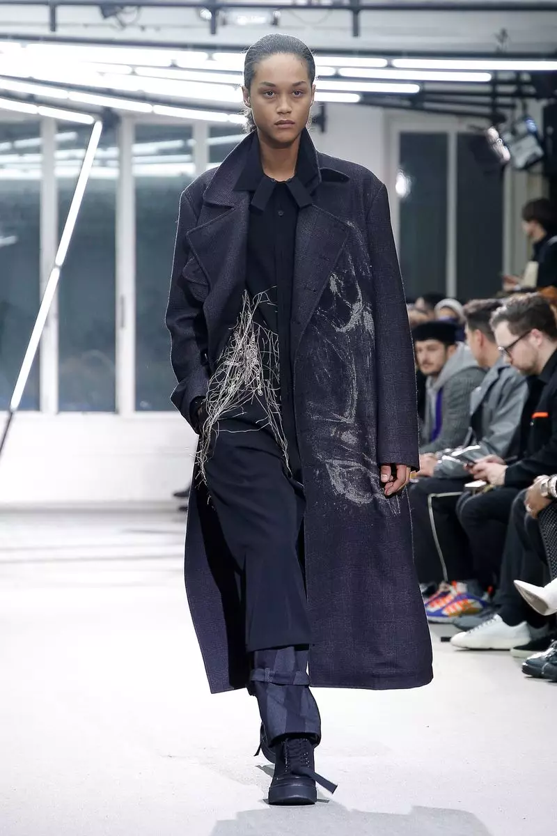 Yohji Yamamoto ஆண்கள் ஆடை இலையுதிர் குளிர்கால 2019 பாரிஸ்30