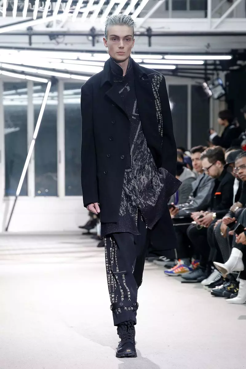 Yohji Yamamoto Erkek Giyim Sonbahar Kış 2019 Paris8