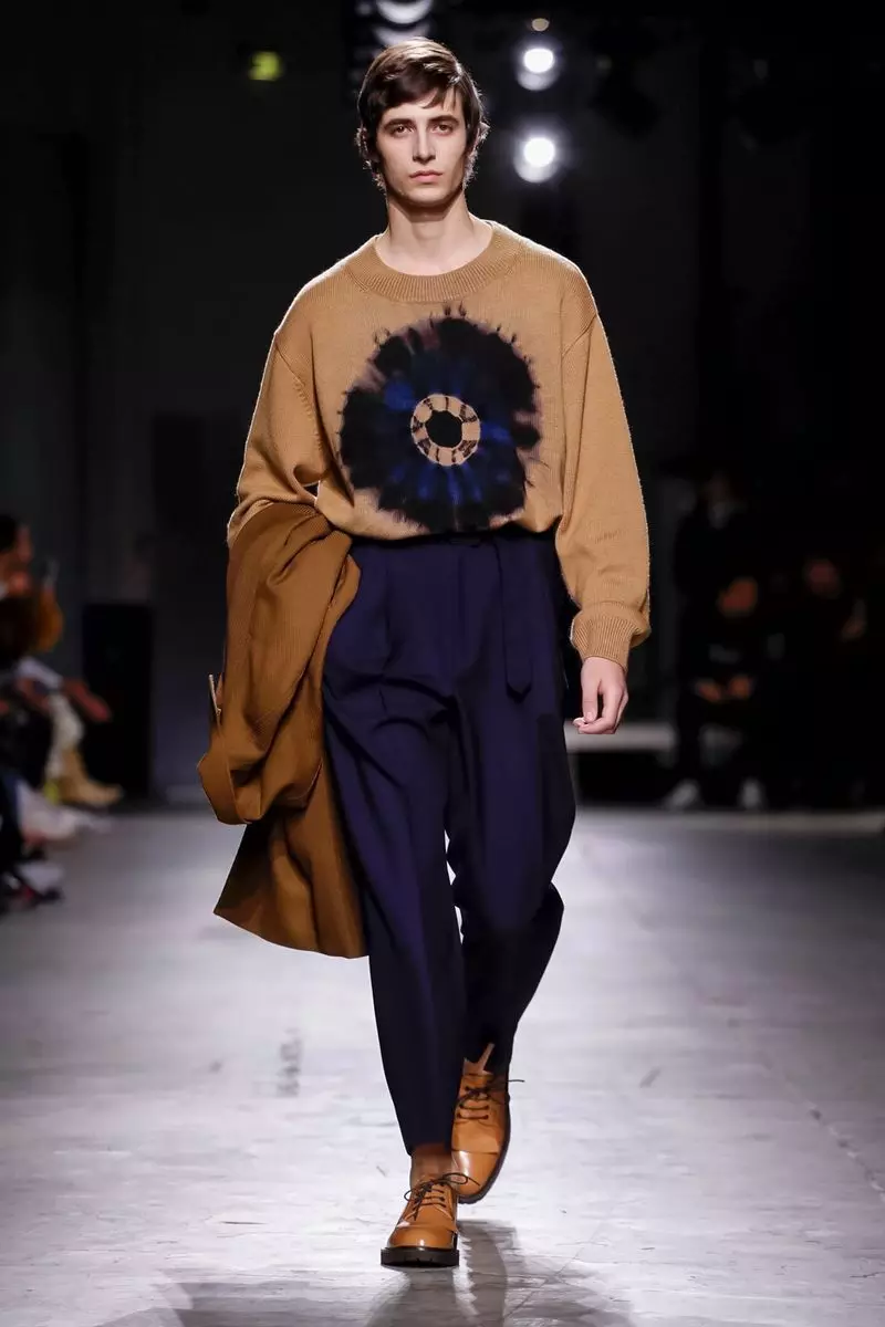 Dries Van Noten Menswear Caij nplooj zeeg caij ntuj no 2019 Paris19