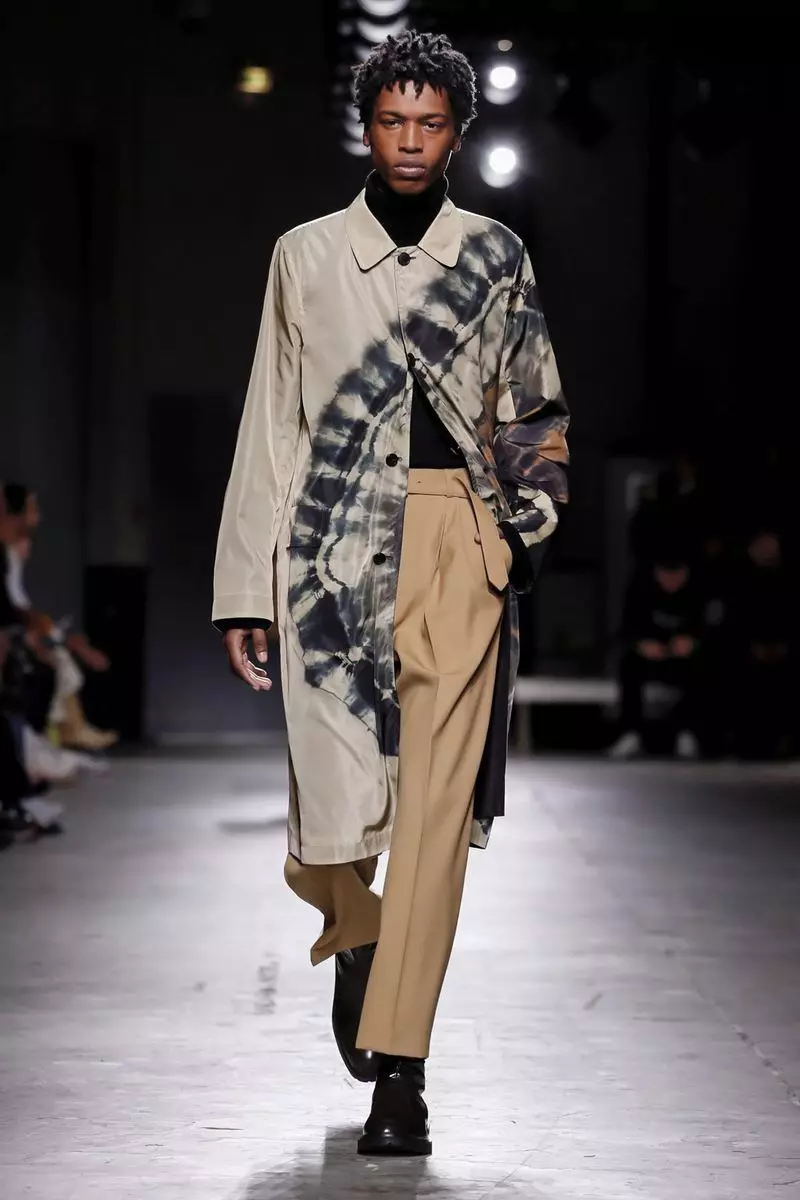 Dries Van Noten эркектердин кийимдери күзгү кыш 2019 Paris7