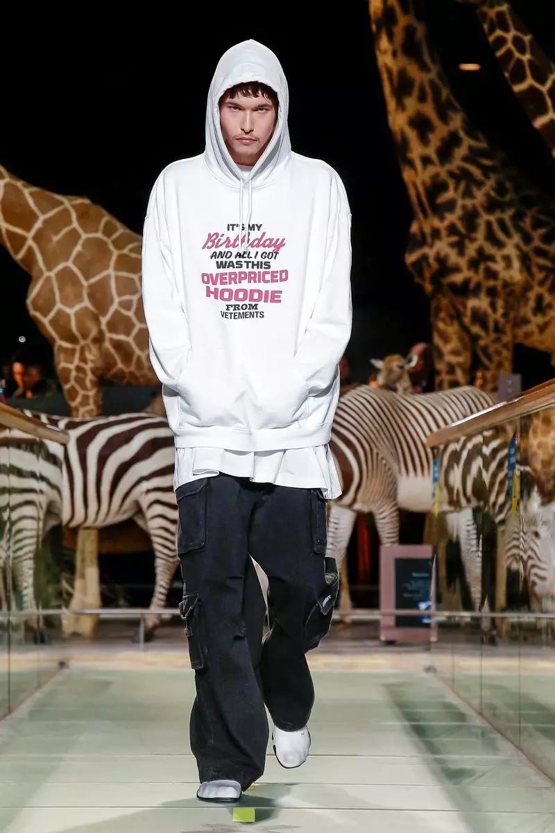 I-Vetements Ilungele Ukugqokwa Ebusika Basekwindla 2019 Paris12