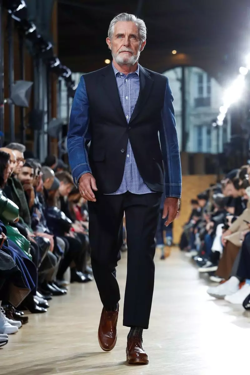 Junya Watanabe Herrafatnaður Haust Vetur 2019 París37