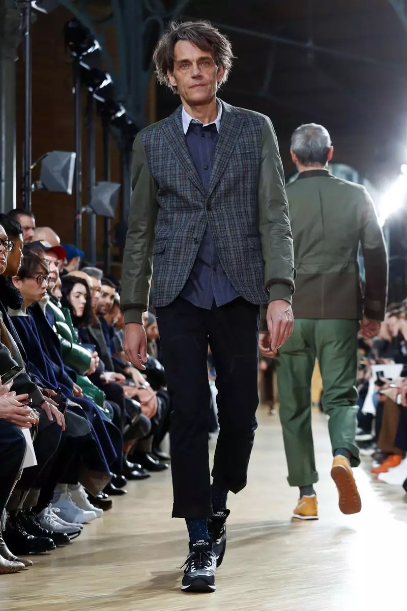 Junya Watanabe Vira Vesto Aŭtuno Vintro 2019 Parizo9