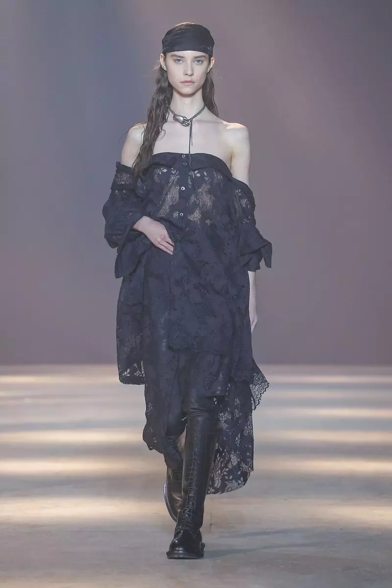 Ann Demeulemeester Мъжко облекло есен-зима 2019 Париж11