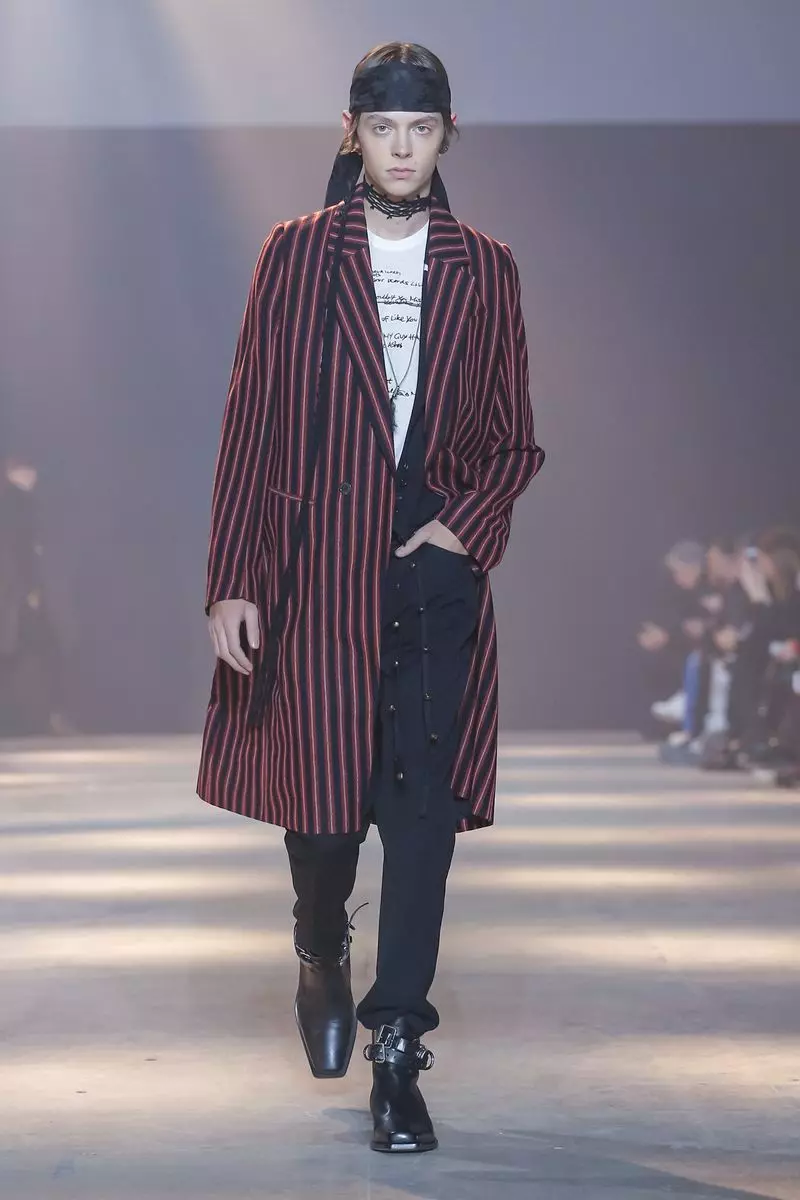 Ann Demeulemeester Мъжко облекло есен-зима 2019 Париж13