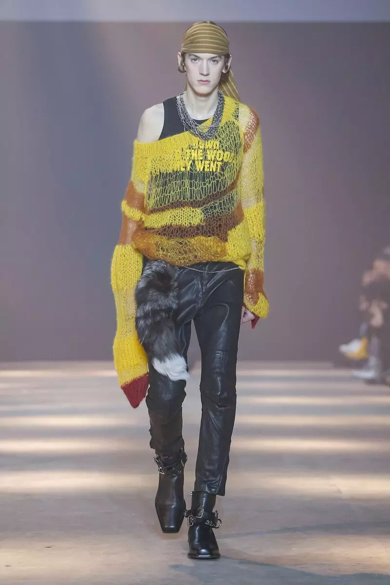 Ann Demeulemeester Эркектердин Күзгү Кышкы 2019 Париж15