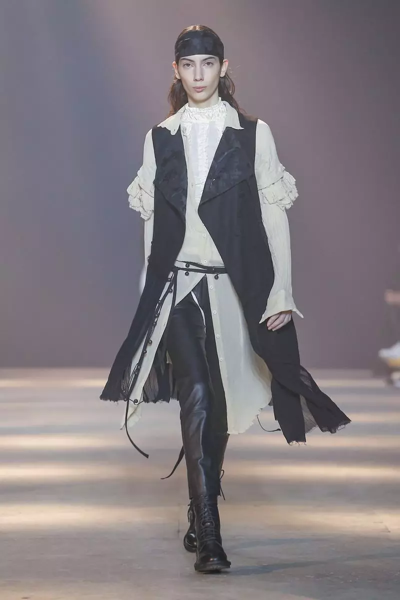 Ann Demeulemeester Menswear Otòn Ivè 2019 Paris19