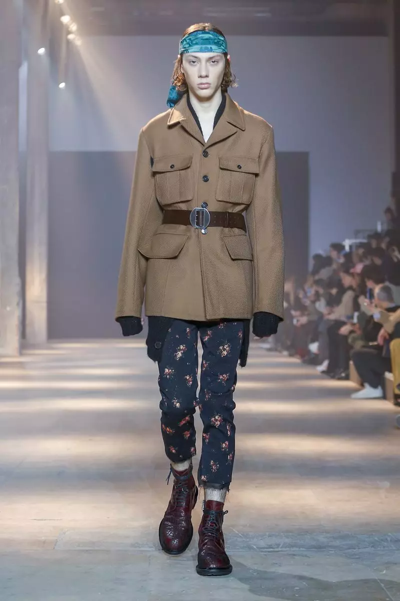 U-Ann Demeulemeester Menswear Ekwindla Ebusika 2019 Paris27