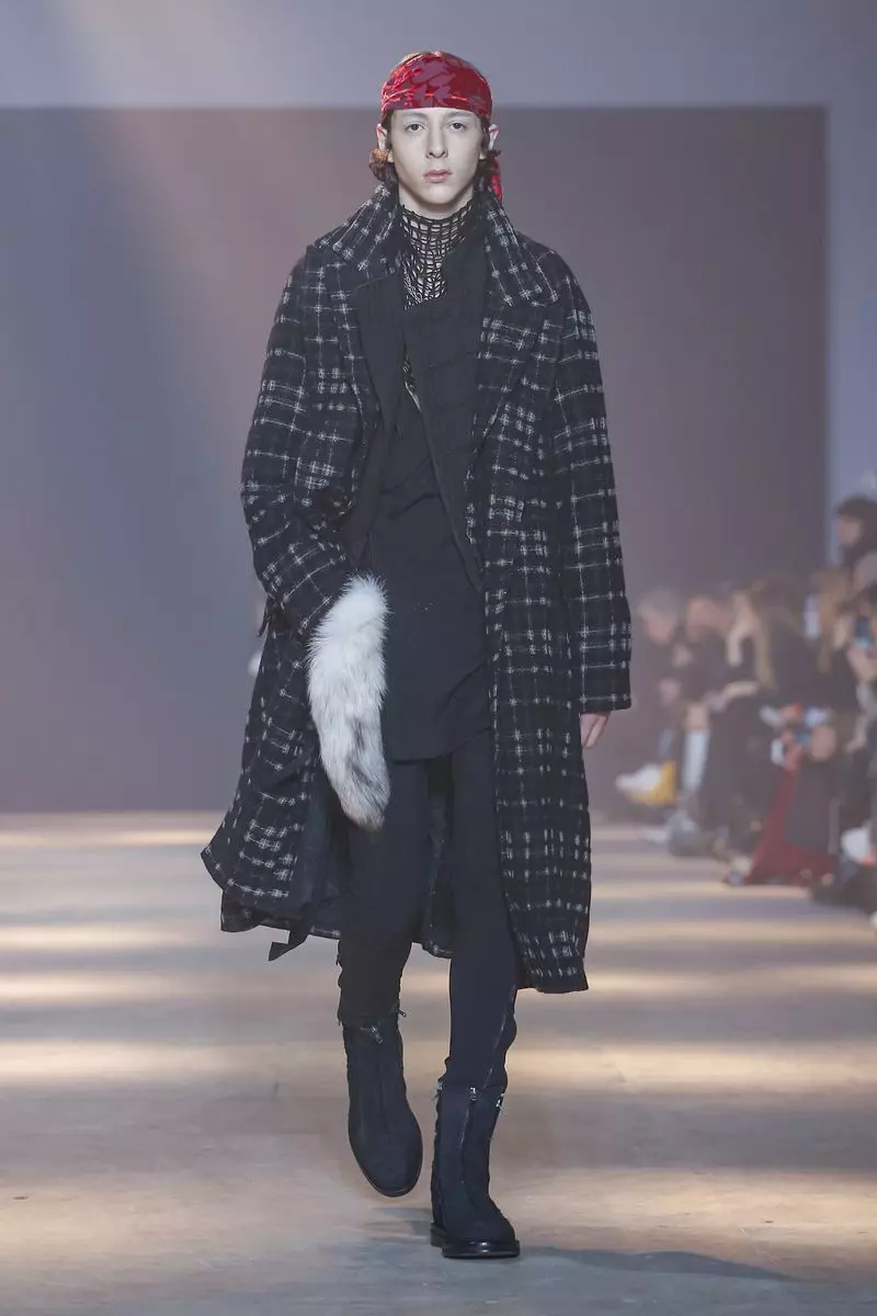 Ann Demeulemeester Nguo za Kiume Majira ya Baridi 2019 Paris37