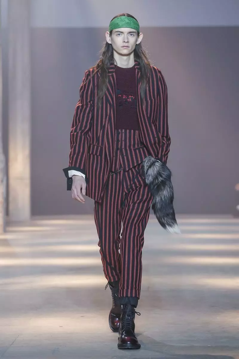 U-Ann Demeulemeester Menswear Ekwindla Ebusika 2019 Paris4