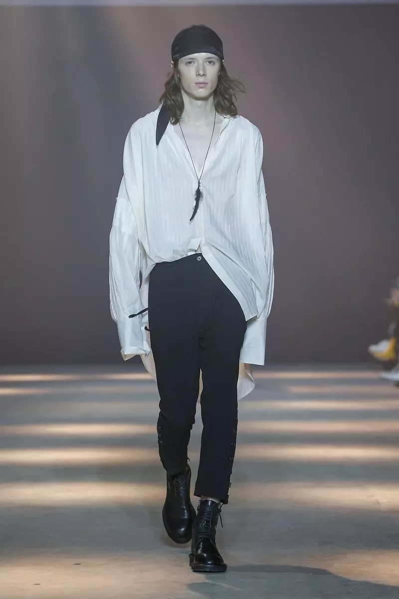 Ann Demeulemeester Menswear Otòn Ivè 2019 Paris49