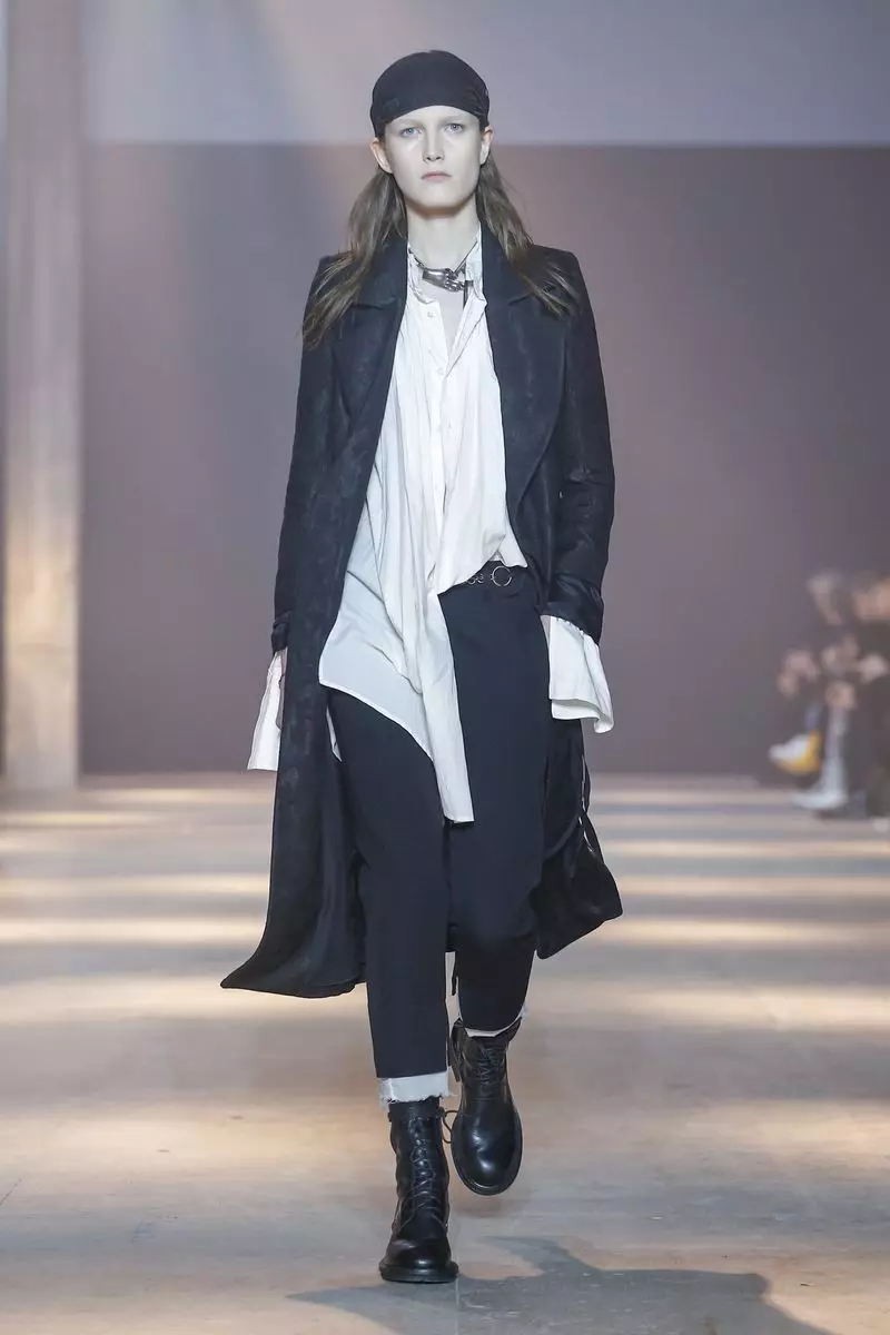 U-Ann Demeulemeester Menswear Ekwindla Ebusika 2019 Paris6