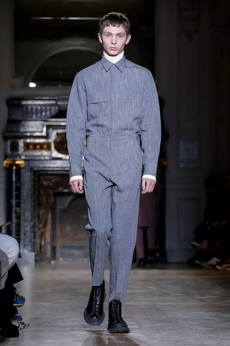 Jil Sander rigar mazajen hunturu 2019 Paris12