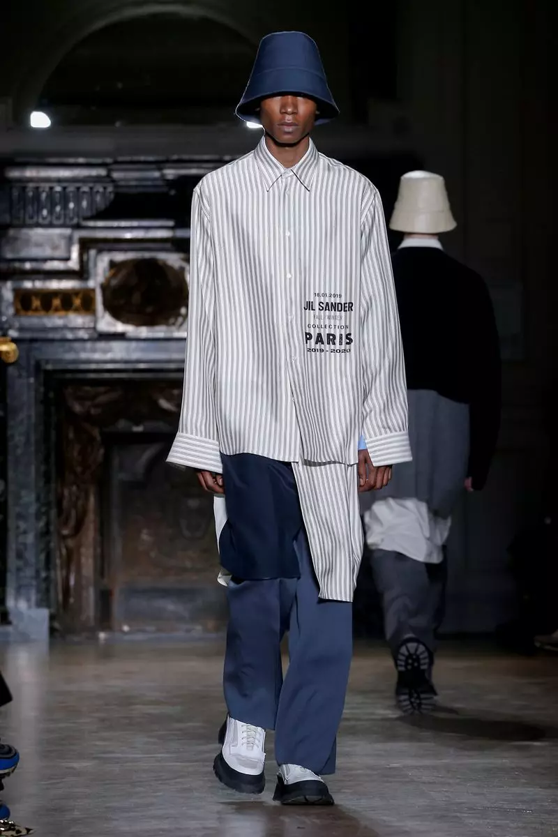 Jil Sander מענסוועאַר האַרבסט ווינטער 2019 פּאַריז27