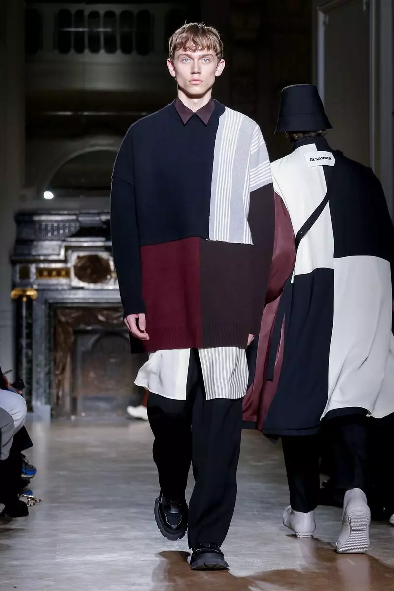 Jil Sander rigar mazajen hunturu 2019 Paris33