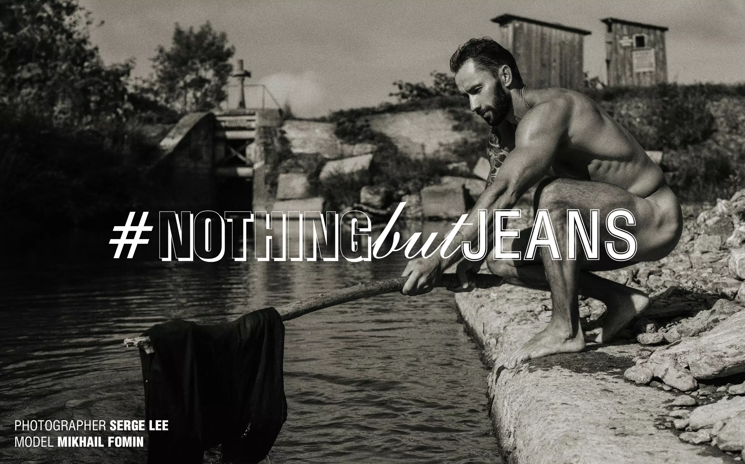 Ito ay si Mikhail Fomin sa #NothingButJeans ni Serge Lee
