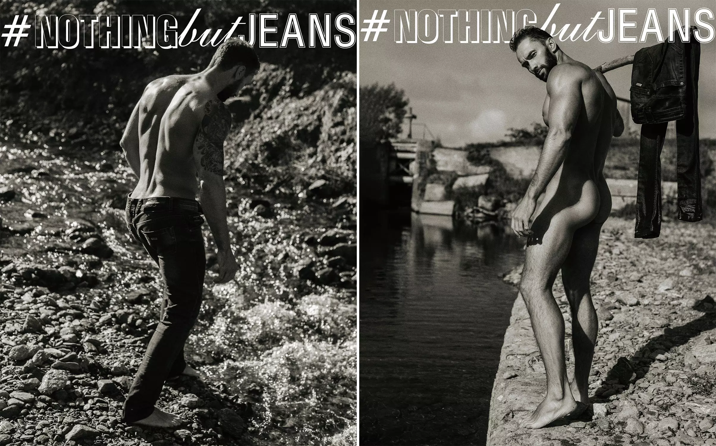 ሚካሂል ፎሚን በ #NothingButJeans በሰርጌ ሊ ነው።