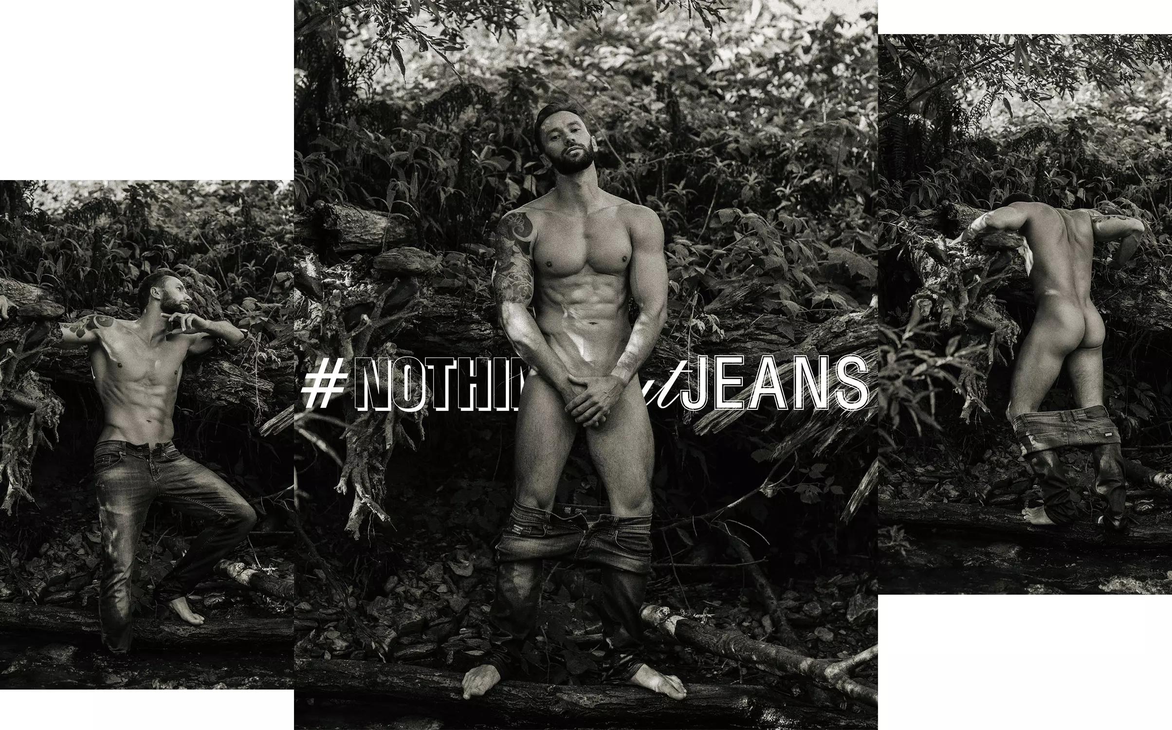 ሚካሂል ፎሚን በ #NothingButJeans በሰርጌ ሊ ነው።