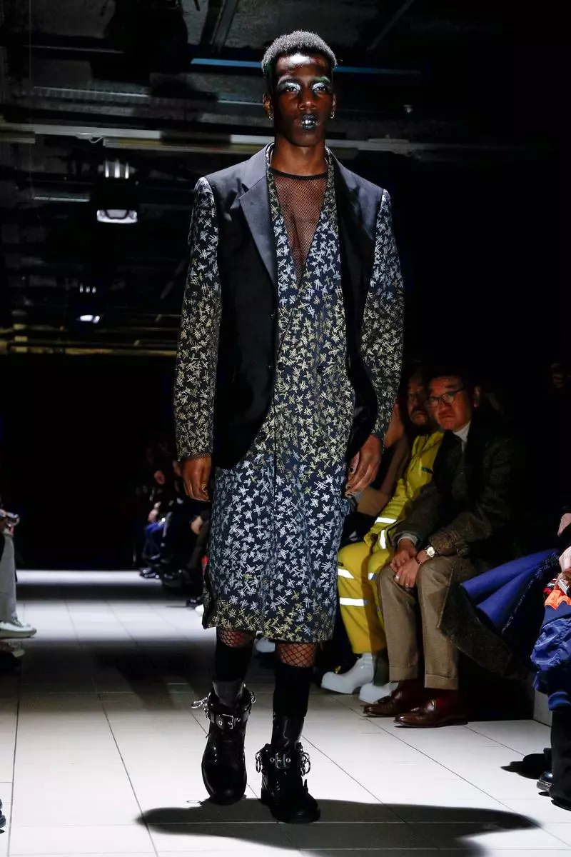 Comme des Garçons Homme Plus Erkek eşikleri Güýz Gyş 2019 Pari Paris12