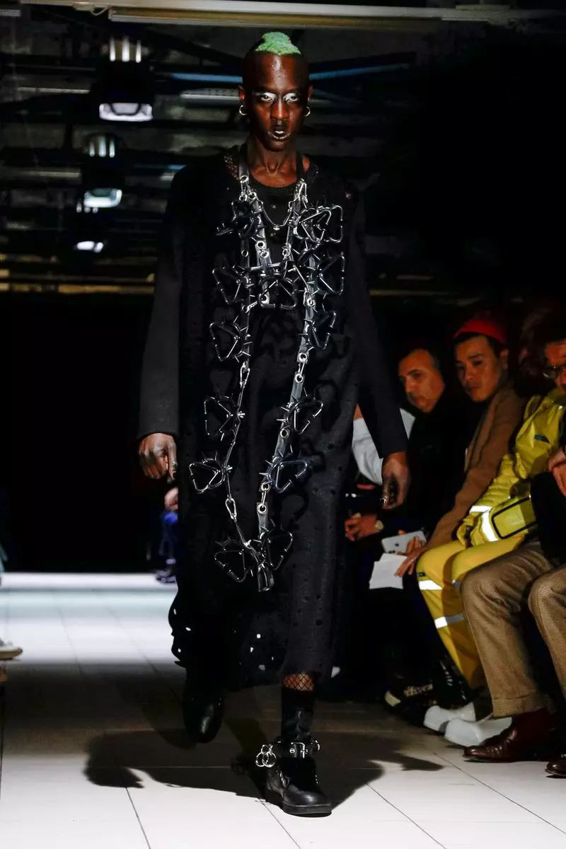 Comme des Garçons Homme Plus ئەرلەر كىيىملىرى كۈزلۈك قىش 2019 پارىژ 29