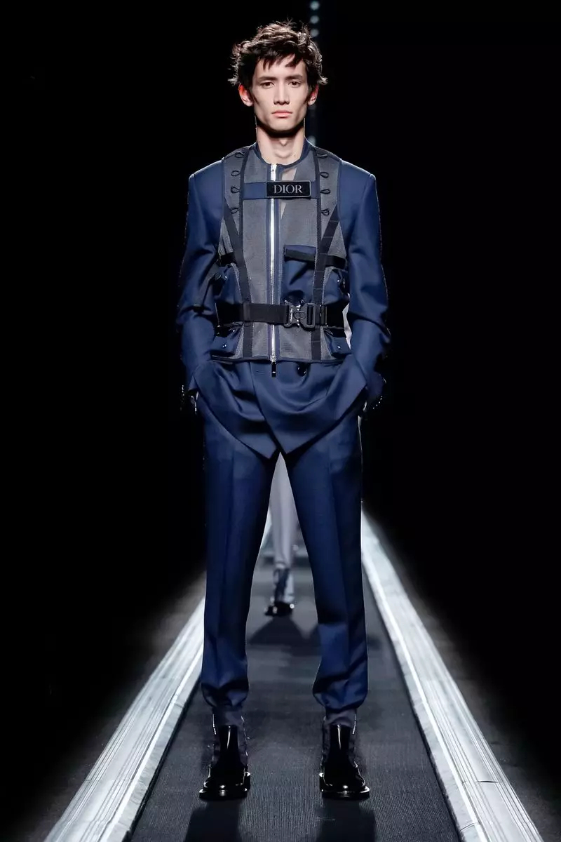 Мужчынская адзенне Dior Homme восень-зіма 2019 Парыж33