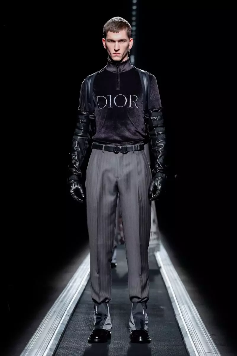 Мужчынская адзенне Dior Homme восень-зіма 2019 Парыж46