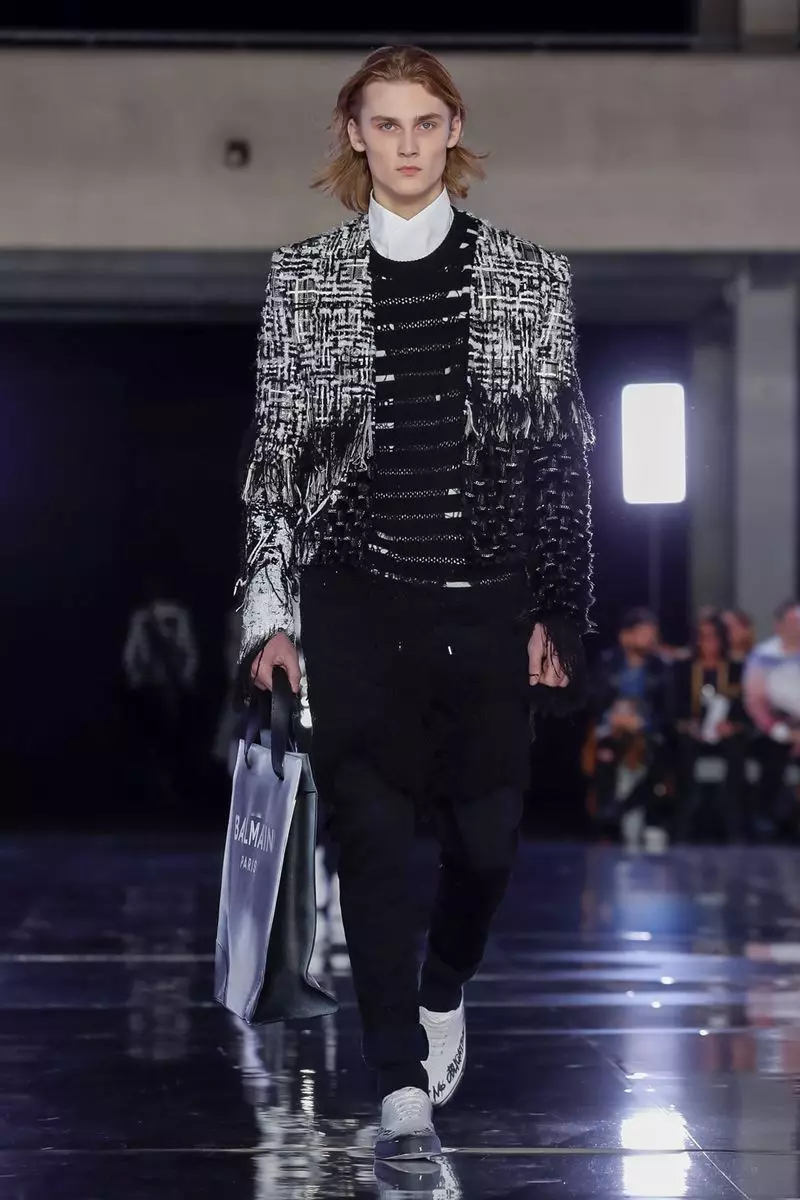 Balmain Homme эрэгтэй хувцас 2019 намар өвлийн Парис11