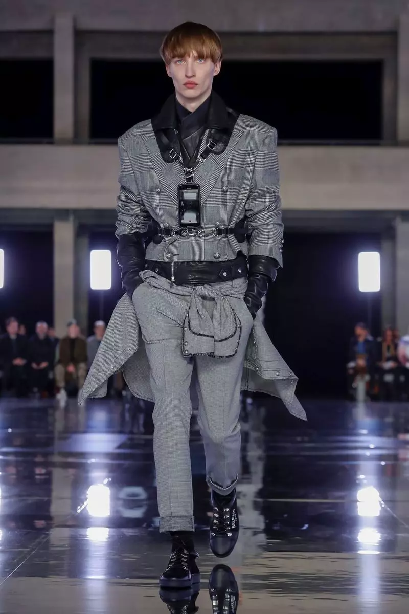 Balmain Homme férfiruházat, őszi tél 2019 Párizs19