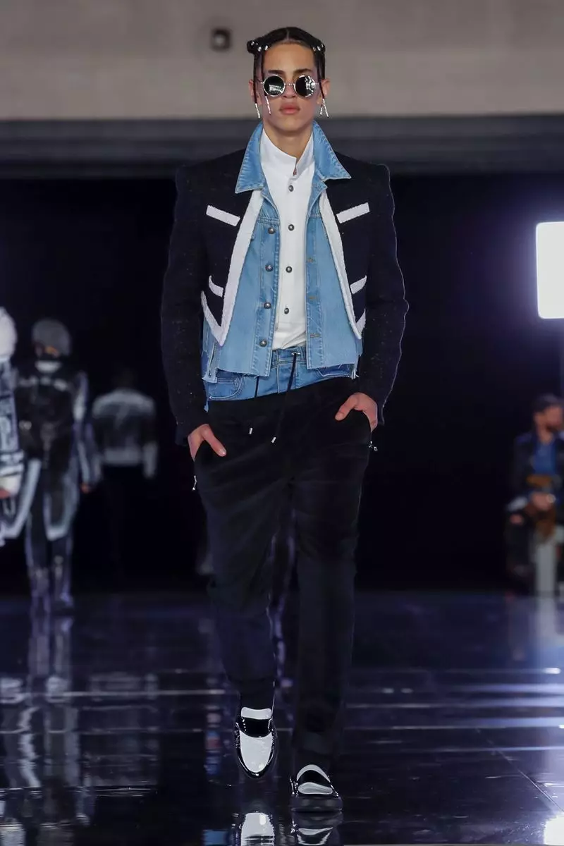 Balmain Homme ئەرلەر كىيىملىرى كۈزلۈك قىش 2019 پارىژ 21