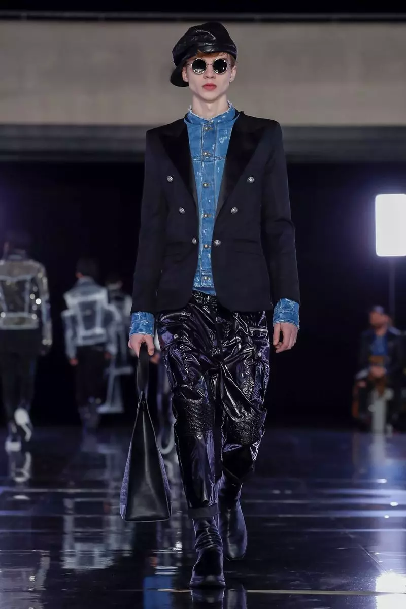 Balmain Homme Baju Lalaki Musim Gugur Usum 2019 Paris24