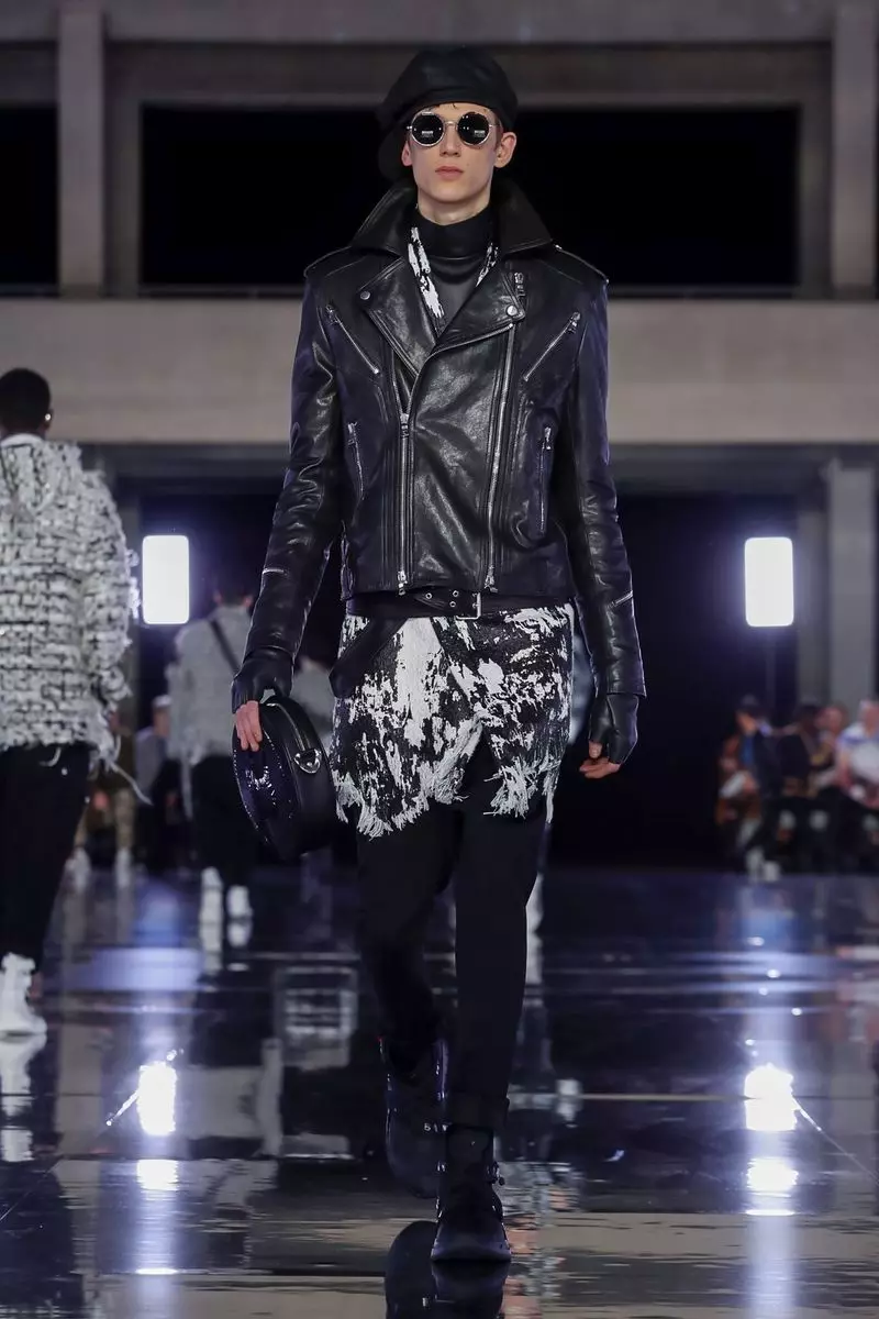 Balmain Homme Herretøj Efterår Vinter 2019 Paris30