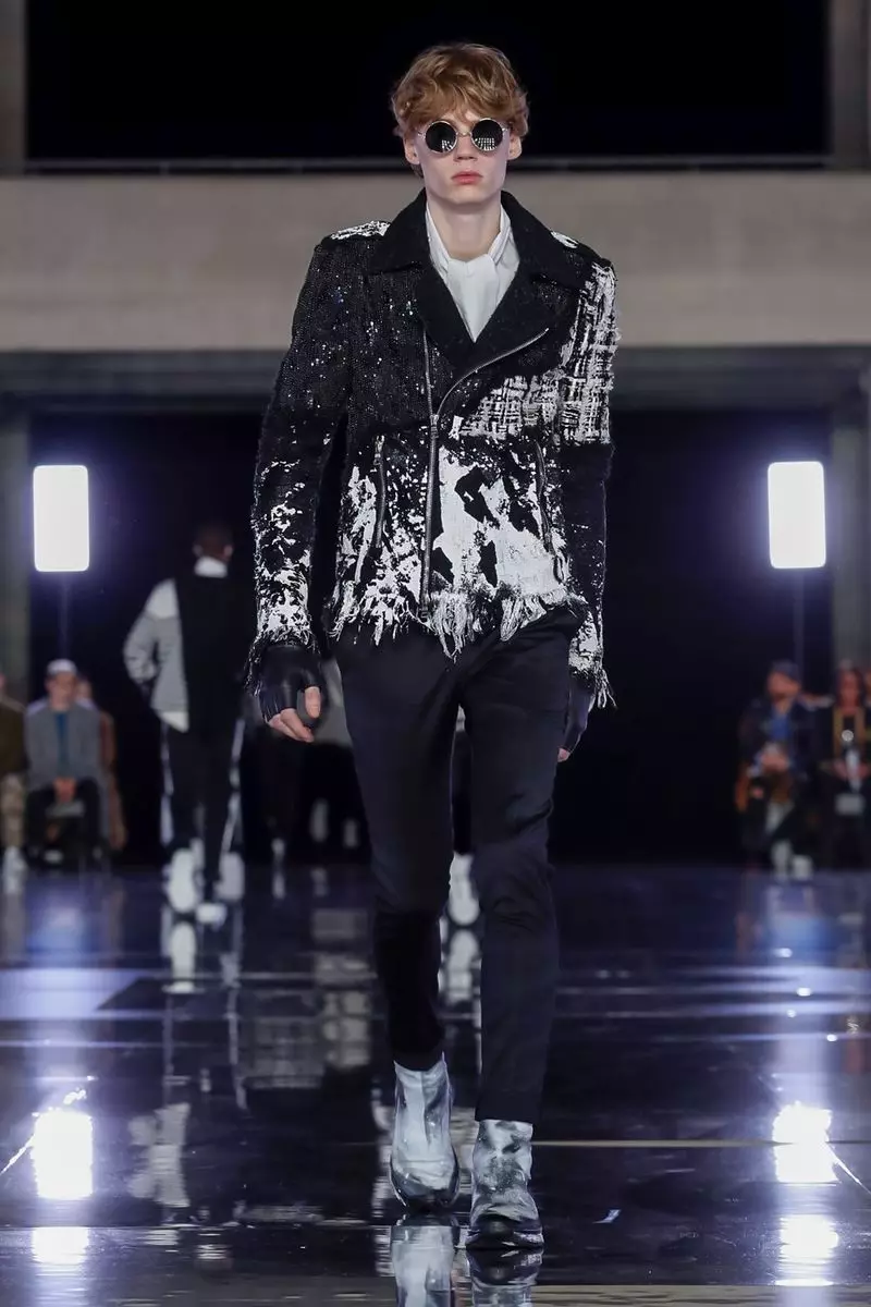 Balmain Homme erkaklar kiyimi kuz-qish 2019 Parij4