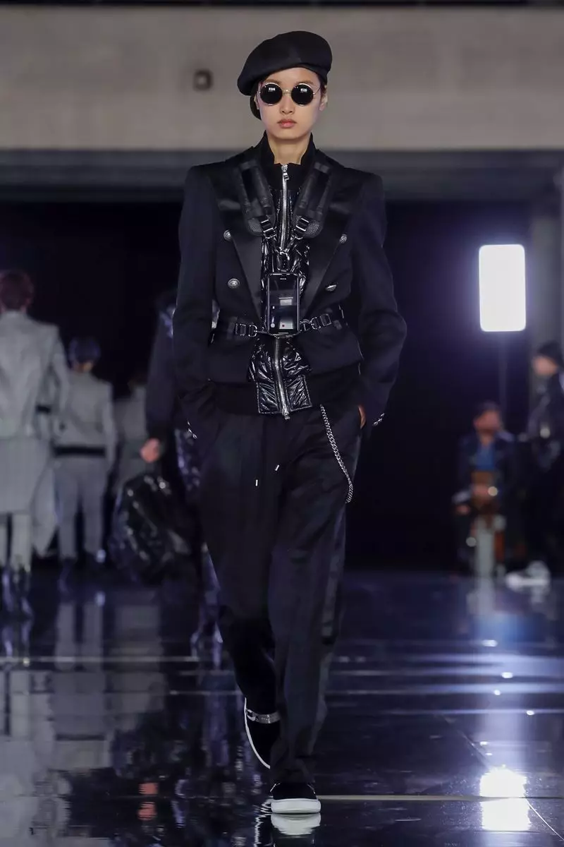 Balmain Homme herrafatnaður Haust Vetur 2019 Paris45