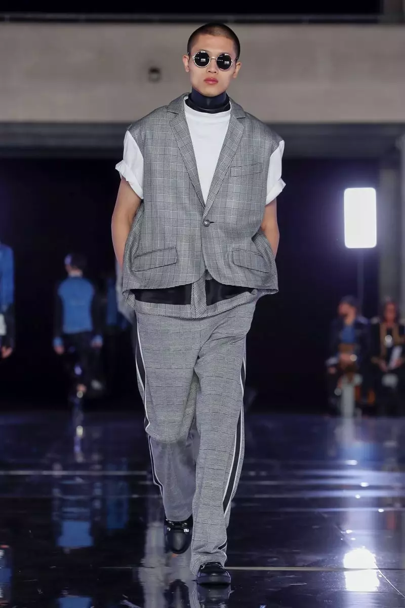 Balmain Homme vyriški drabužiai rudens žiema 2019 m. Paryžius47