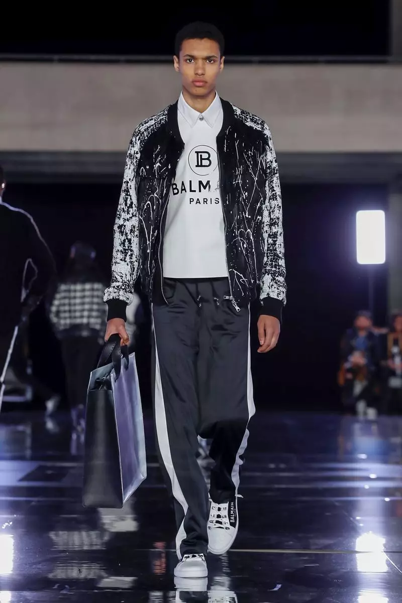 لباس مردانه Balmain Homme پاییز زمستان 2019 Paris5