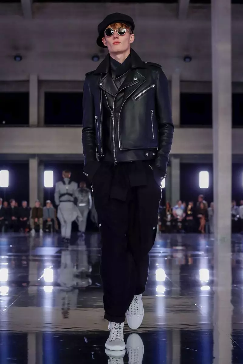 Balmain Homme vīriešu apģērbi rudens ziema 2019 Parīze55