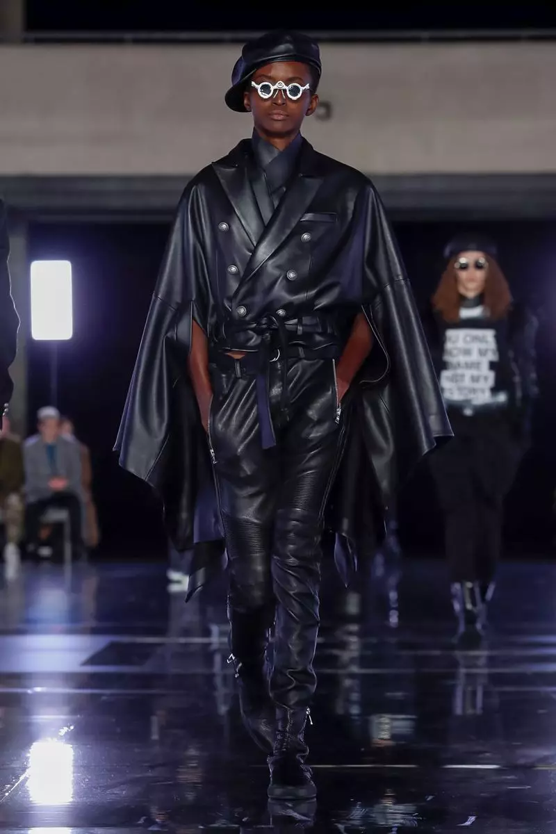 Balmain Homme vyriški drabužiai rudens žiema 2019 m. Paryžius68