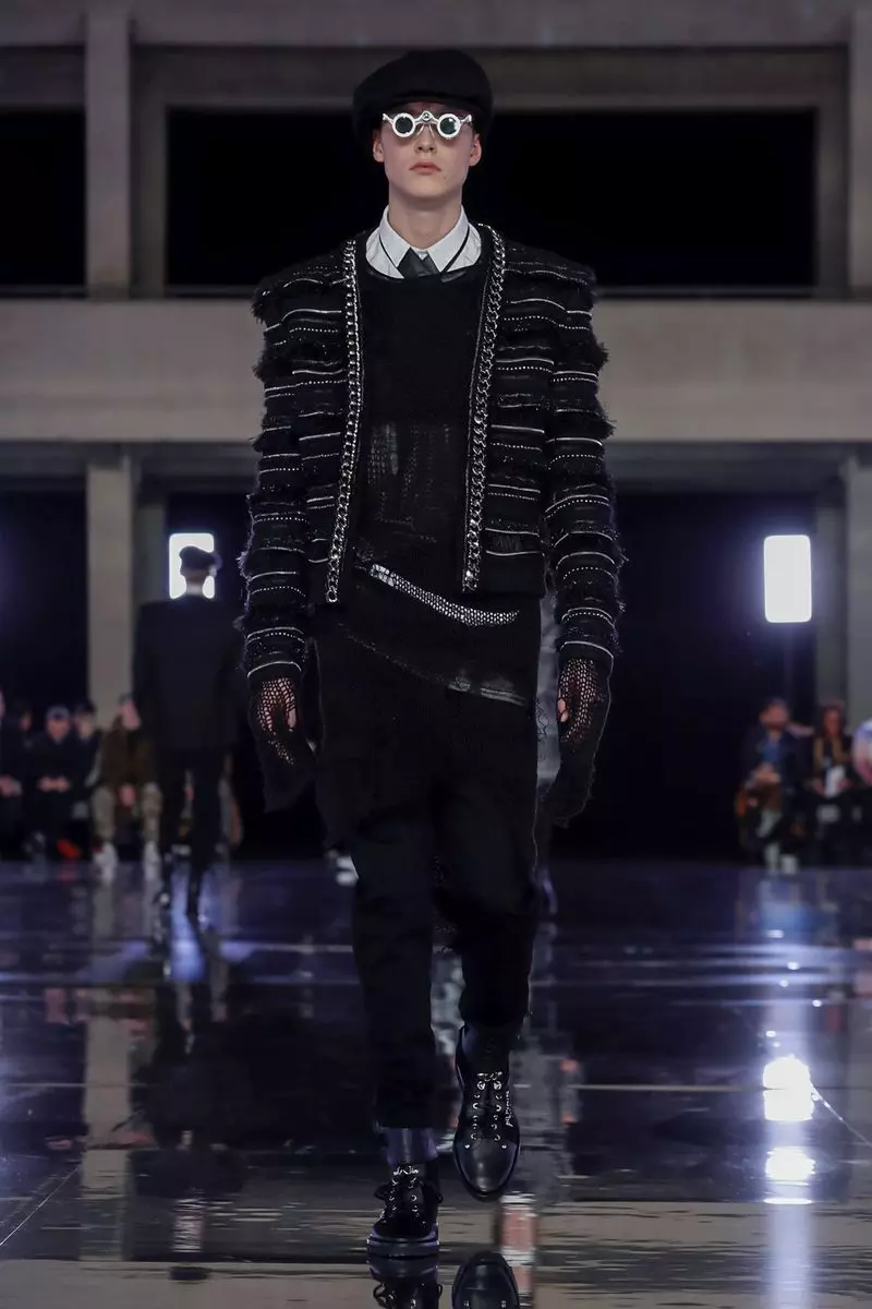 Мъжко облекло Balmain Homme есен-зима 2019 Париж79