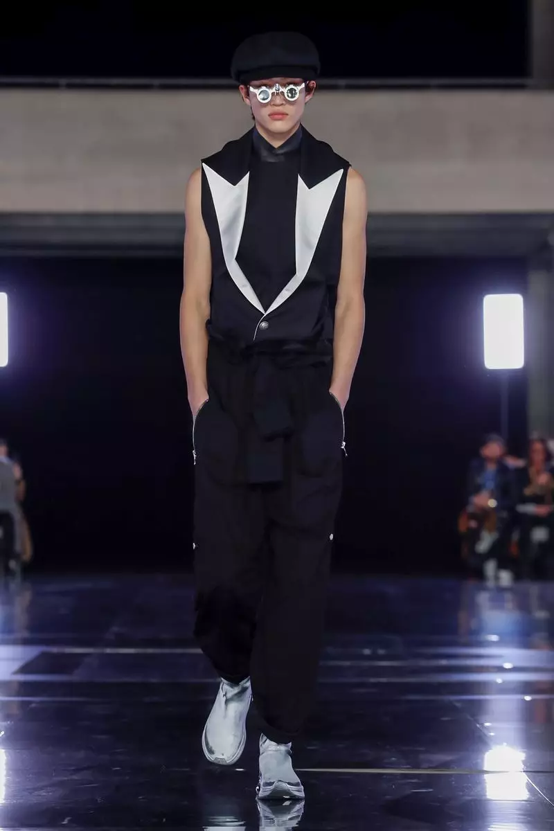 Balmain Homme vyriški drabužiai rudens žiema 2019 m. Paryžius84