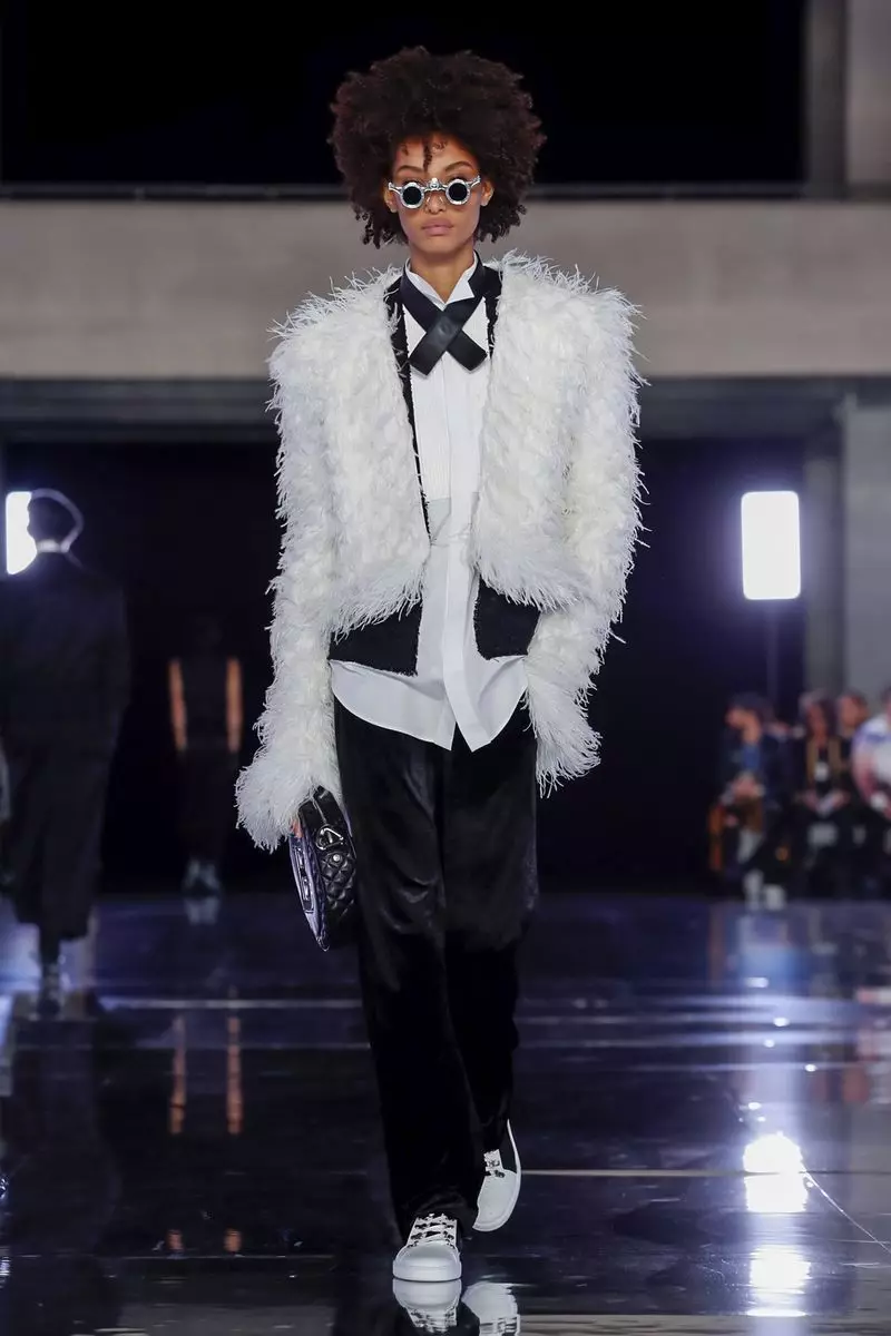 Balmain Homme vīriešu apģērbi rudens ziema 2019 Paris90