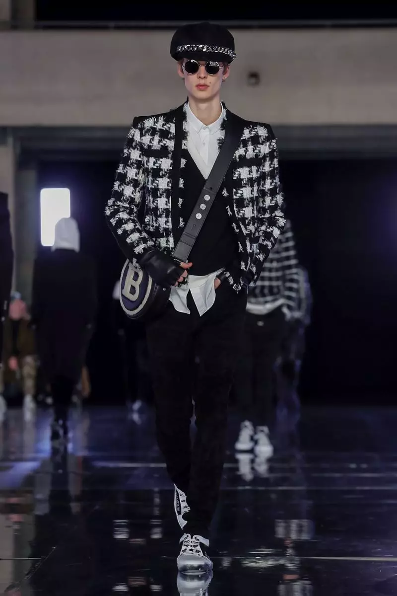 Balmain Homme ಪುರುಷರ ಉಡುಪು ಶರತ್ಕಾಲದ ಚಳಿಗಾಲ 2019 Paris97