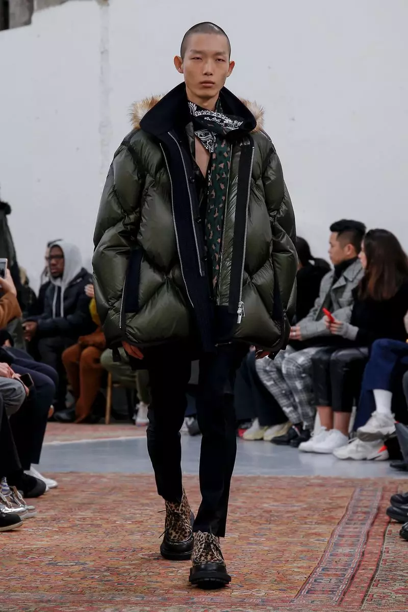 Sacai Menswear ဆောင်းရာသီ 2019 Paris16