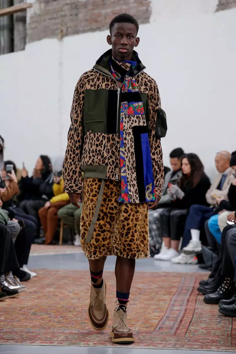 Sacai Menswear ဆောင်းရာသီ 2019 Paris22