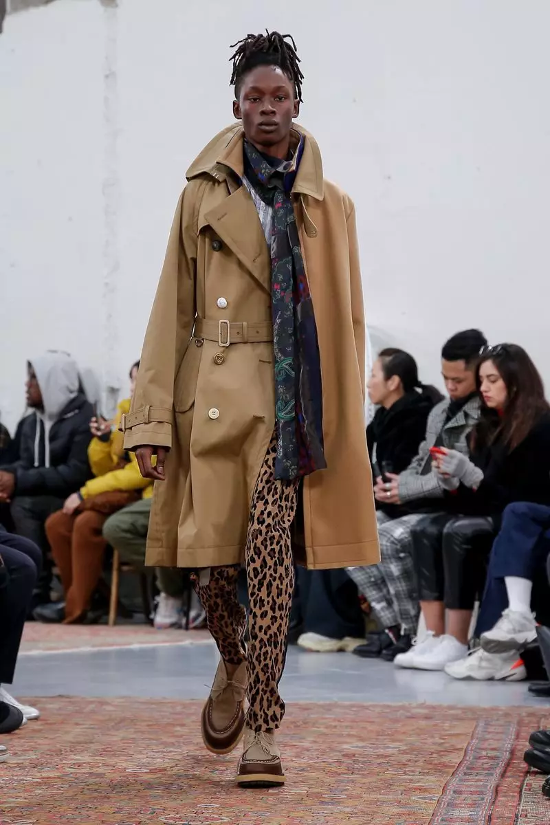 Sacai Menswear ဆောင်းရာသီ 2019 Paris 23