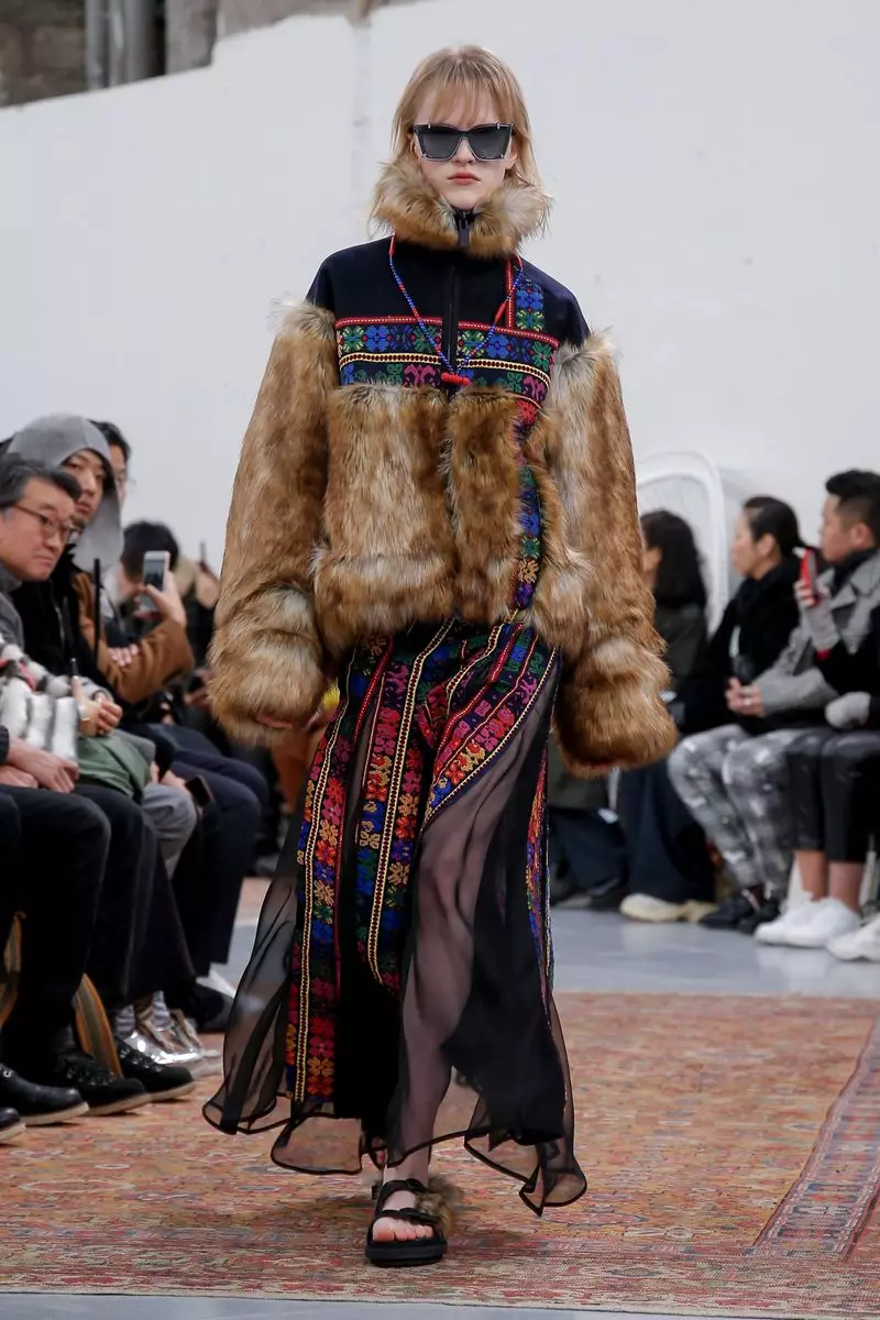 Мужчынская адзенне Sacai восень-зіма 2019 Парыж29