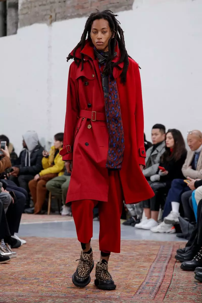 Sacai Menswear ဆောင်းရာသီ 2019 Paris30