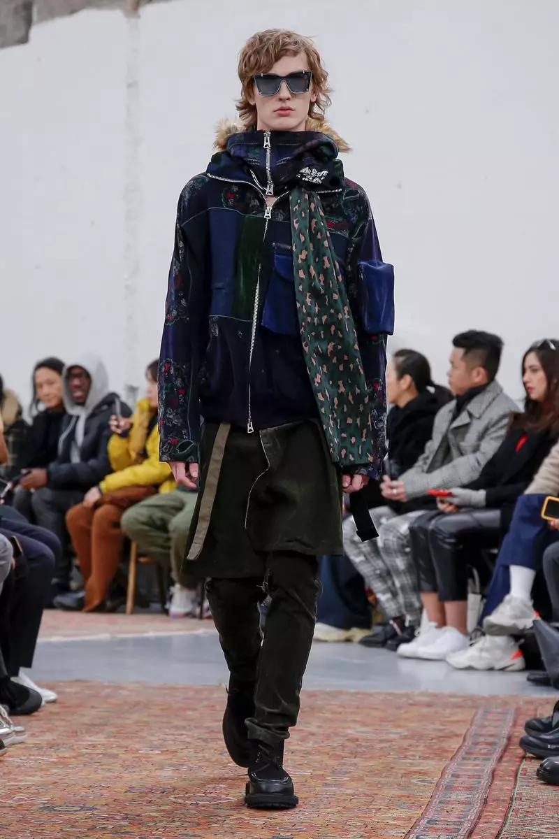 Sacai Menswear ဆောင်းရာသီ 2019 Paris40